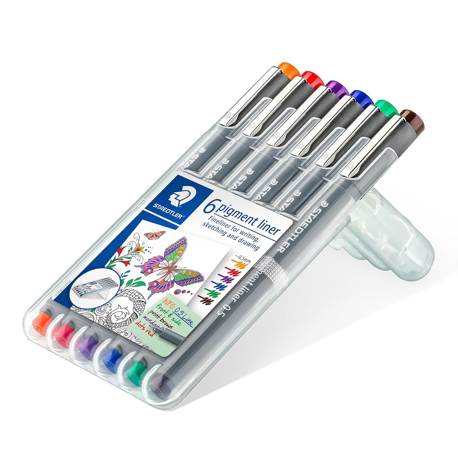 STAEDTLER PIGMENT LINER 6 SHADE